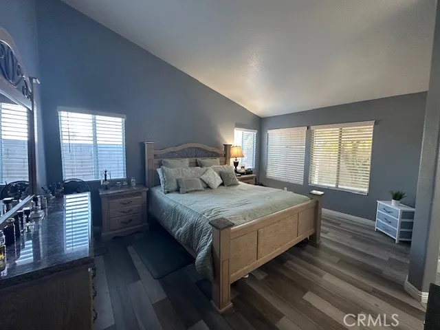 a view of a lake with a house