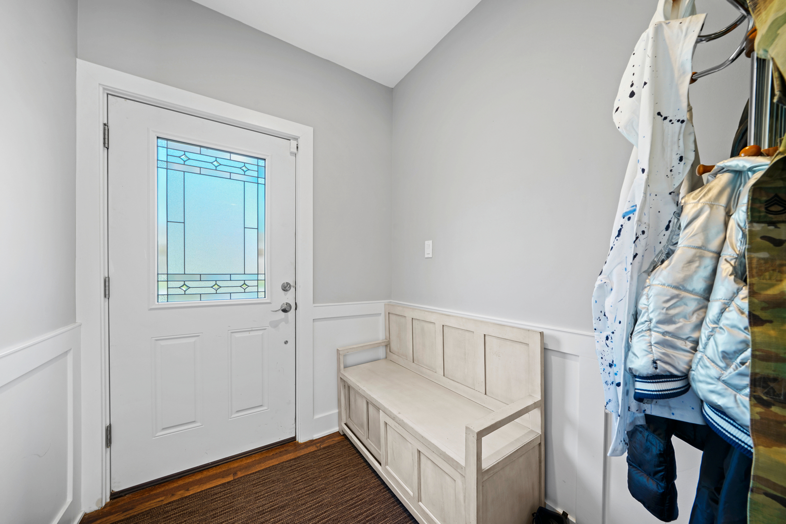 8620 Wolf Road Willow Springs, IL 60480 - Photo 6 of 32 a view of an entryway with wooden floor