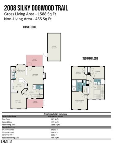 $373,900 | 2008 Silky Dogwood Trail, Apex, NC 27502