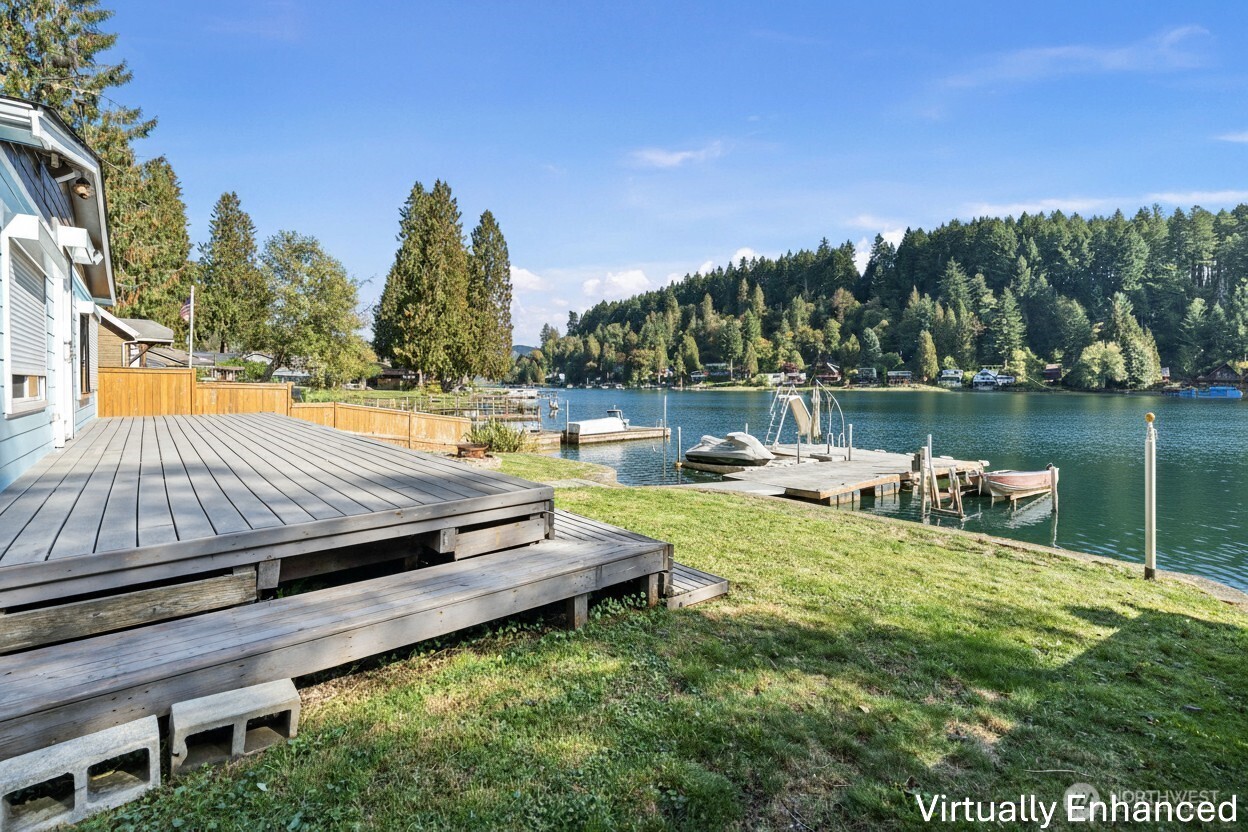39217 Orville Road East Eatonville, WA 98328 - Photo 20 of 29 a view of a lake with sitting area