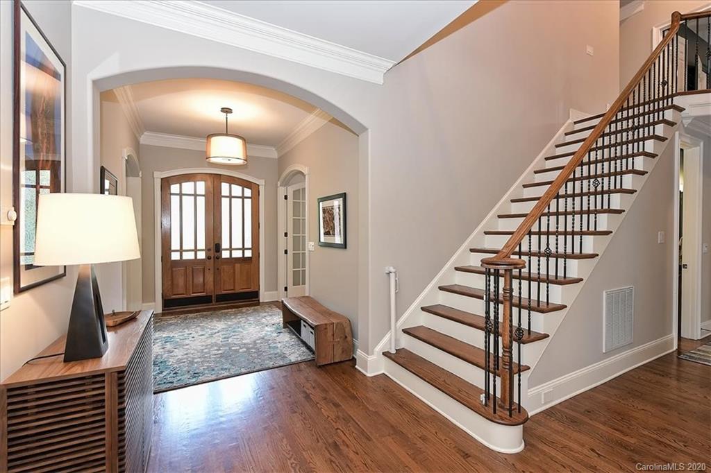 944 Bridlepath Lane Charlotte, NC 28211 - Photo 13 of 48 a view of entryway with wooden floor
