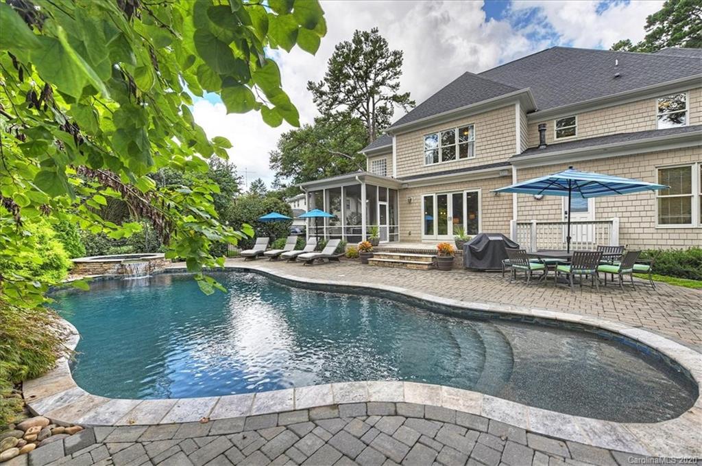 944 Bridlepath Lane Charlotte, NC 28211 - Photo 43 of 48 a view of a house with swimming pool