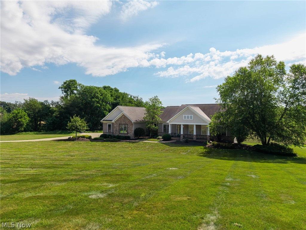 6925 River Styx Road Medina, OH 44256 - Photo 46 of 49 Spacious property featuring a single-story residence with a stone and siding exterior