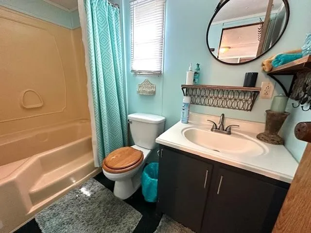 a bathroom with a toilet a sink and a mirror