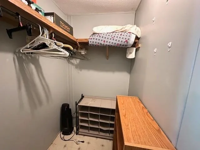 a view of storage and utility room