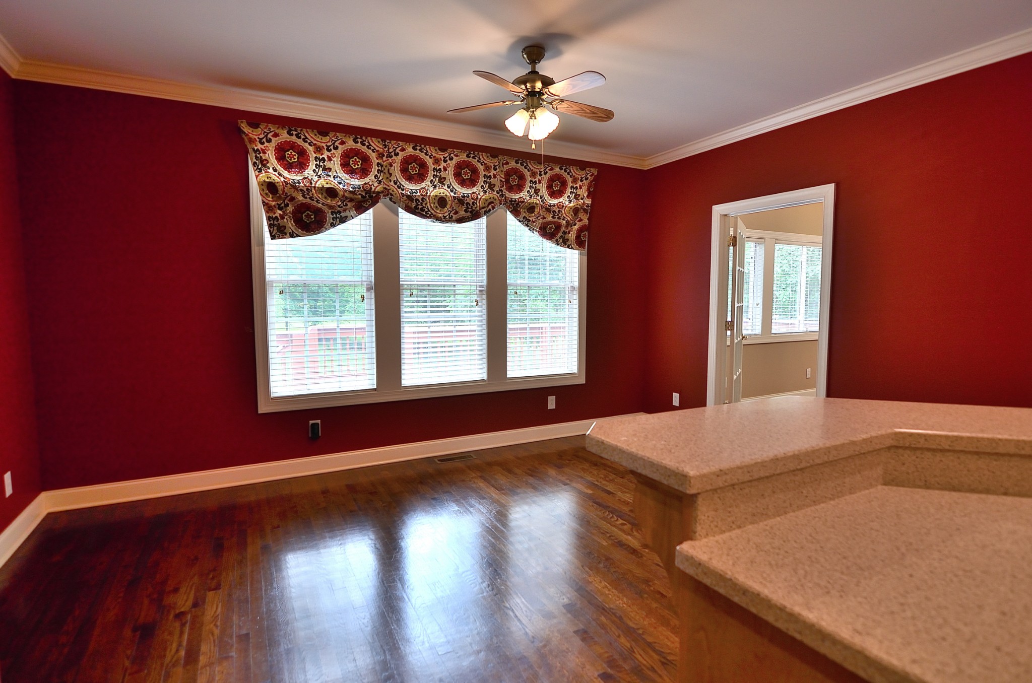 2600 Derby Run Road Springfield, TN 37172 - Photo 22 of 57 a view of an empty room with window and chandelier fan