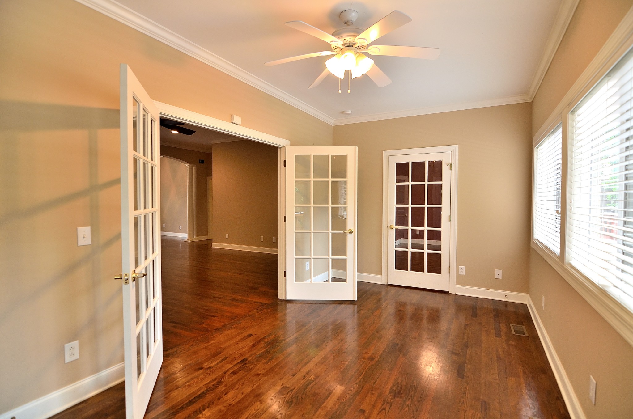 2600 Derby Run Road Springfield, TN 37172 - Photo 31 of 57 a view of an empty room with wooden floor and a window