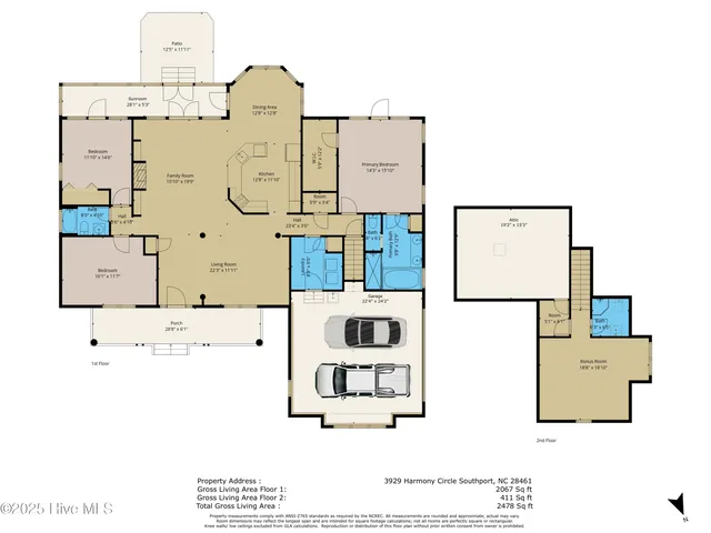 $519,900 | 3929 Harmony Circle, Southport, NC 28461