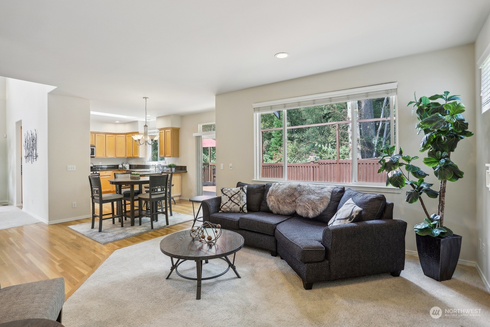 22712 30th Court Southeast Bothell, WA 98021 - Photo 5 of 38 a living room with furniture and a large window