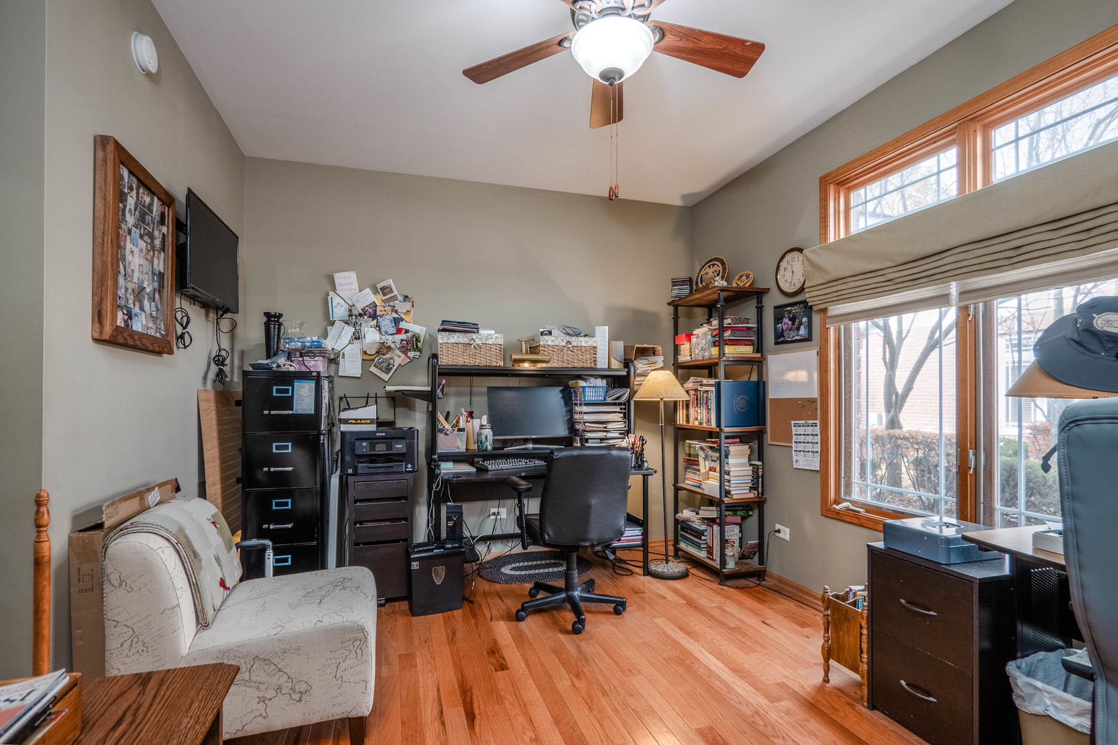 18808 Foxglove Lane Mokena, IL 60448 - Photo 11 of 26 a view of a workspace with furniture and a window