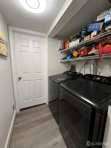 a room with storage and utility