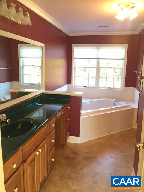 894 Graves Mill Road Madison, VA 22727 - Photo 15 of 40 a spacious bathroom with a granite countertop sink and a bathtub
