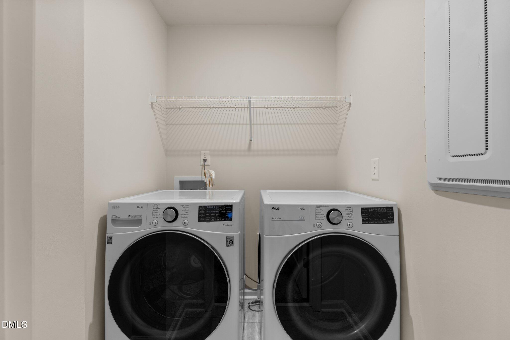 1106 Congleton Place Durham, NC 27703 - Photo 24 of 34 a utility room with dryer and washer