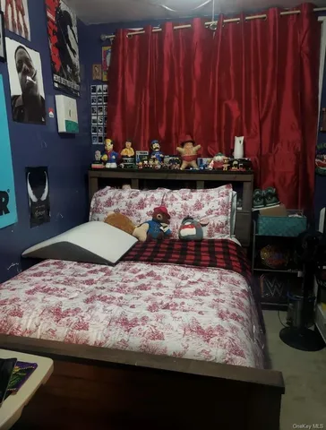 a bed room with a bed and a couch