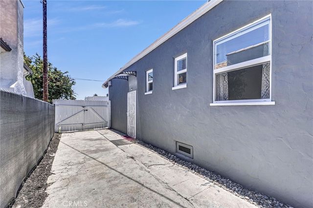 a backyard of a house