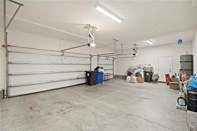 a view of a storage area with an empty room