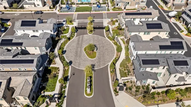 a picture of residential houses with outdoor space