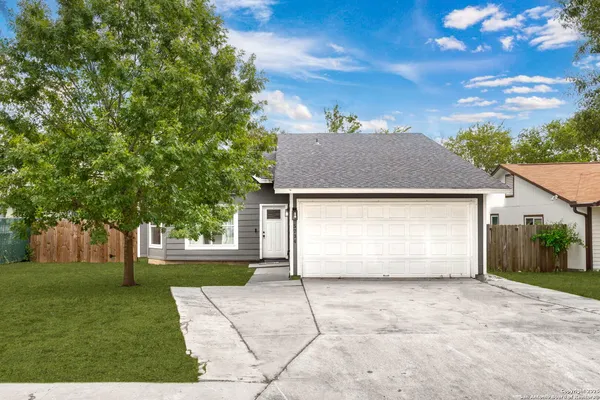 a front view of house with yard
