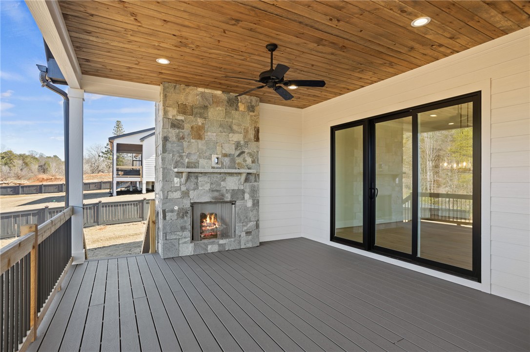 528 Rosedale Way Seneca, SC 29672 - Photo 26 of 29 Outdoor Fireplace