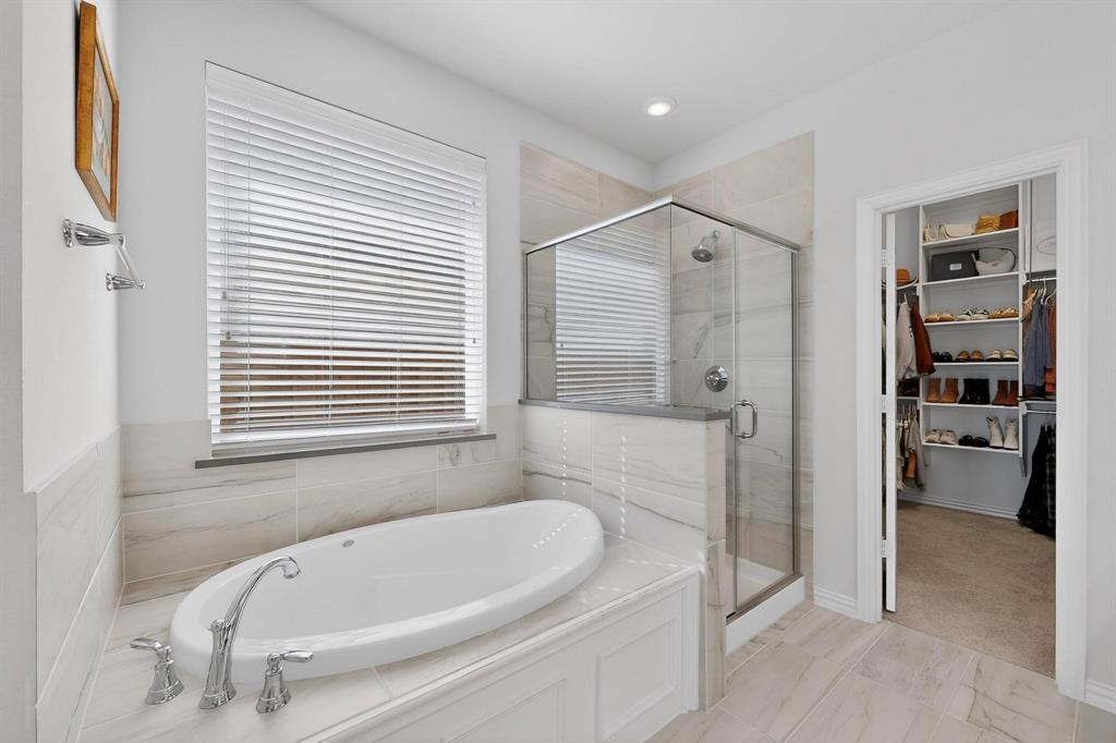 207 Buffalo Boulevard Rhome, TX 76078 - Photo 18 of 40 Heavenly soak or shower (its larger than it looks).