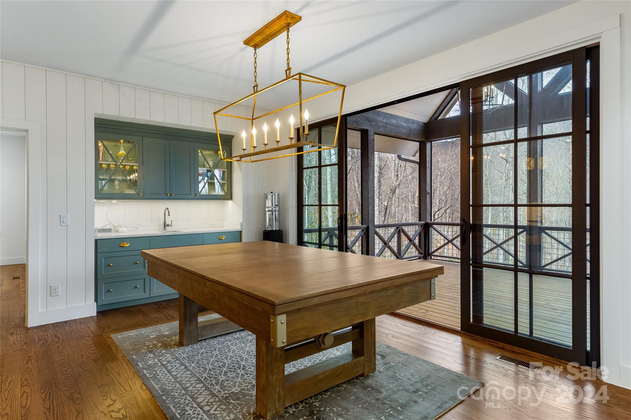 510 Boiling Springs Road Sapphire, NC 28774 - Photo 18 of 48 a room with pool table and windows