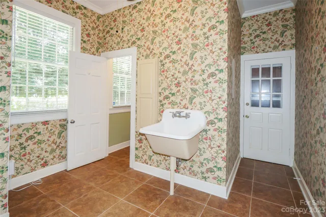 a view of a room with window