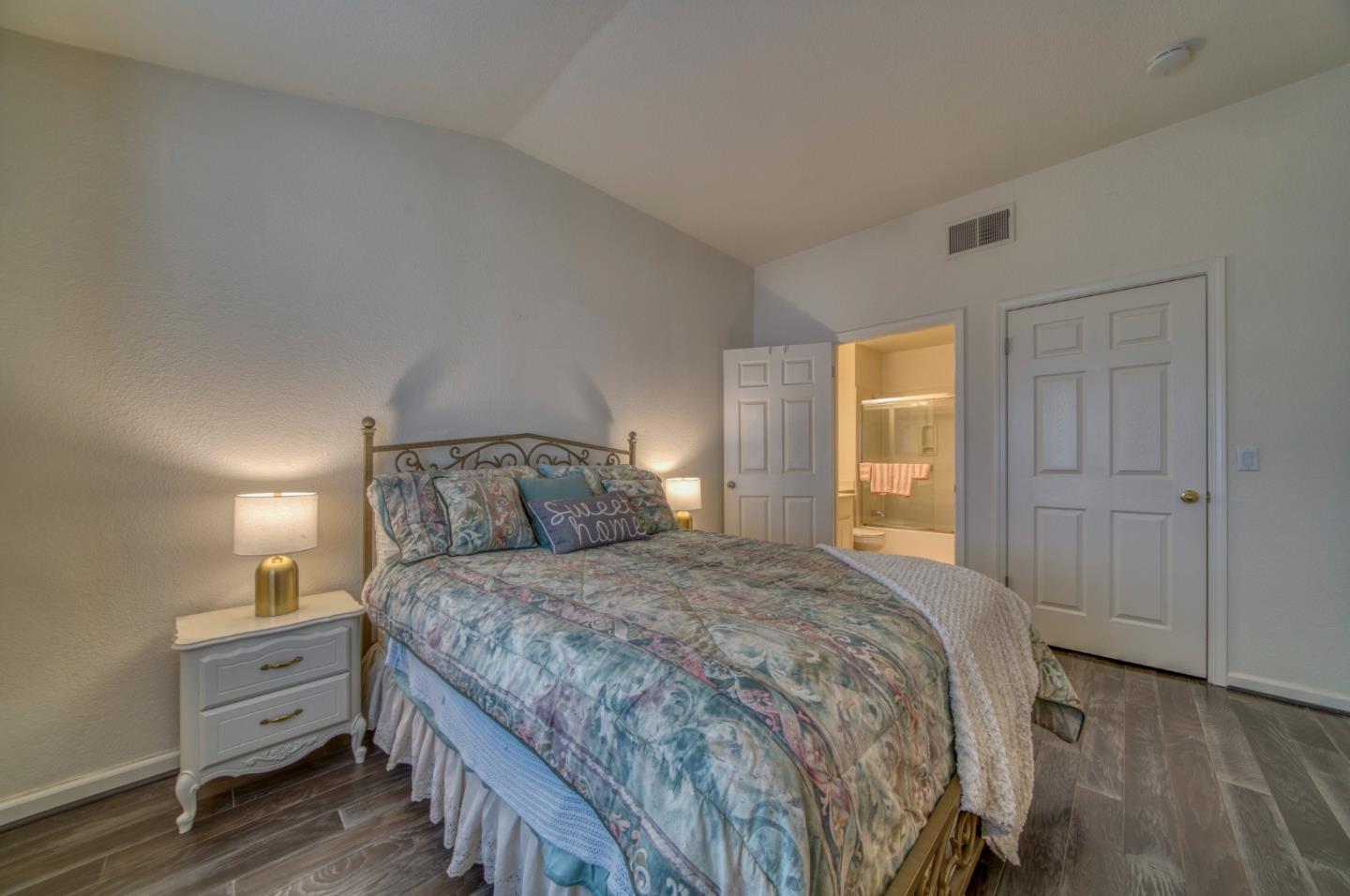 121 Skyline Drive San Ramon, CA 94583 - Photo 26 of 38 a bedroom with a bed and wooden floor