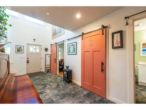 a view of entryway and hall