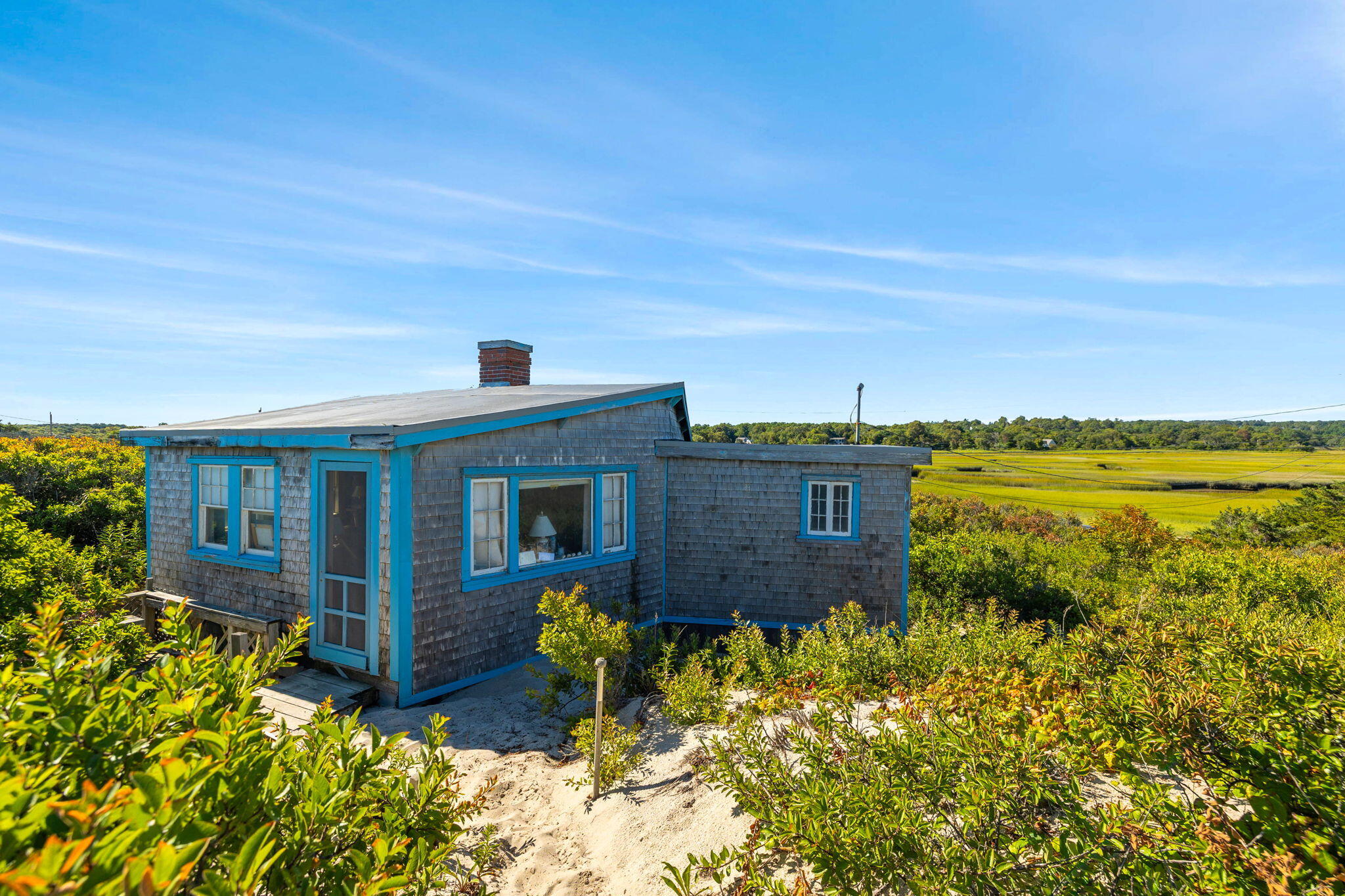 48 Salt Marsh Road East Sandwich, MA 02537 - Photo 6 of 10 a front view of a house with a yard
