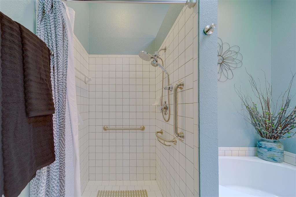 4405 Connery Court Palm Harbor, FL 34685 - Photo 24 of 51 a bathroom with a shower and a sink