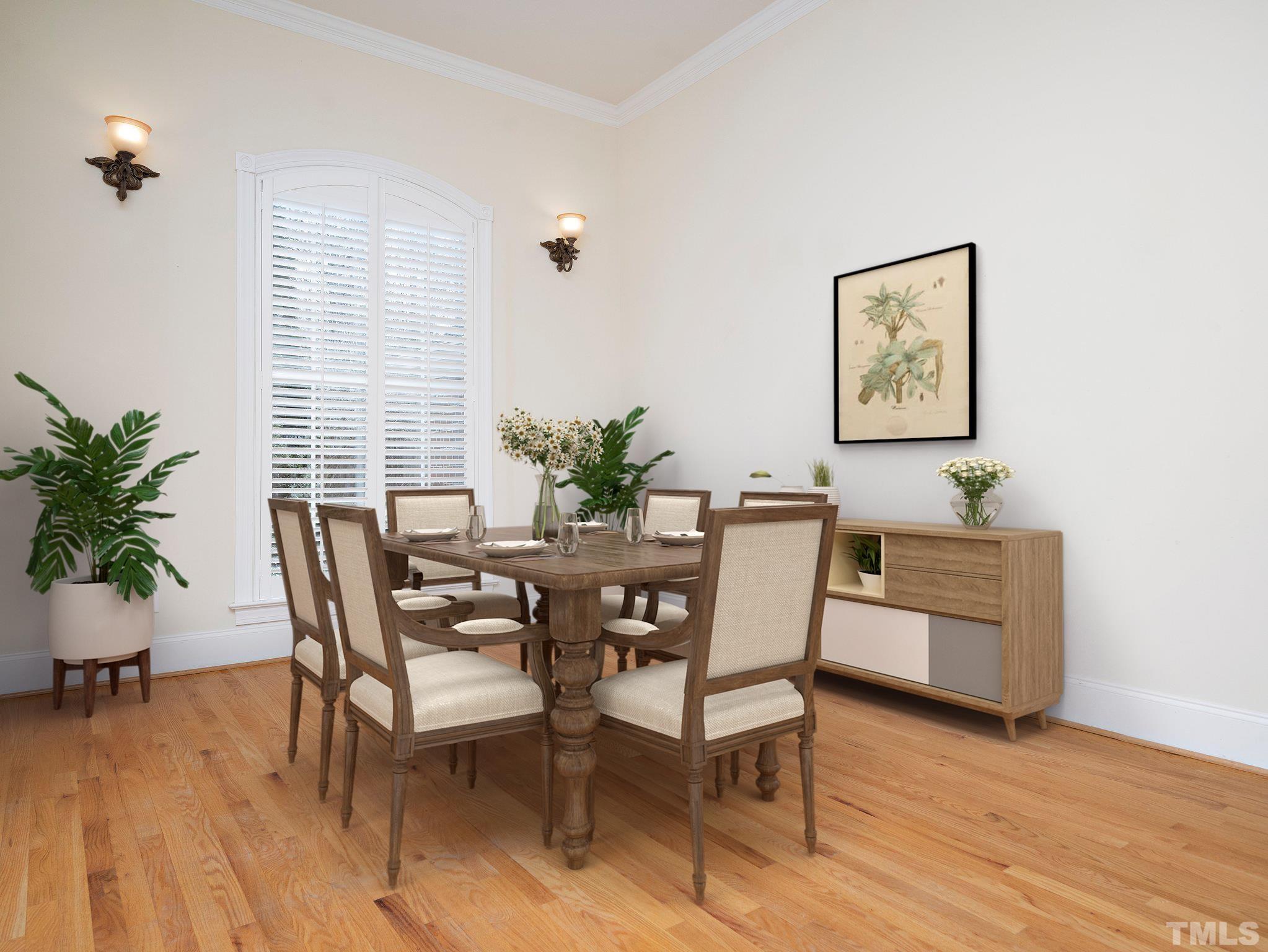 619 Competition Road Raleigh, NC 27603 - Photo 8 of 28 a view of a dining room with furniture and window
