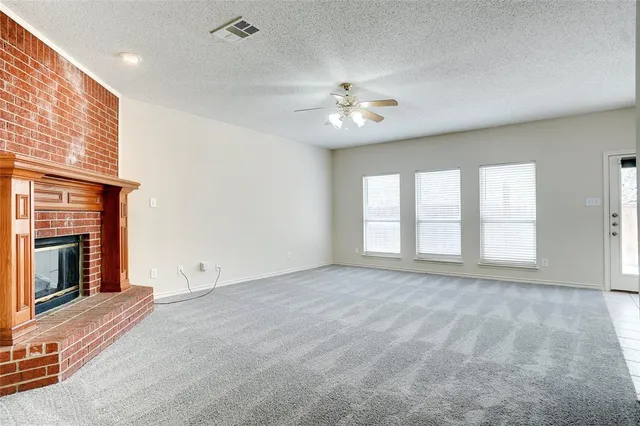 a view of a livingroom with a fireplace