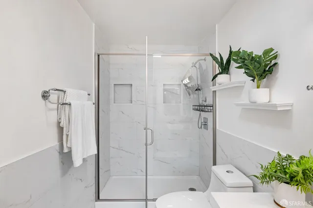 a view of ocean and city