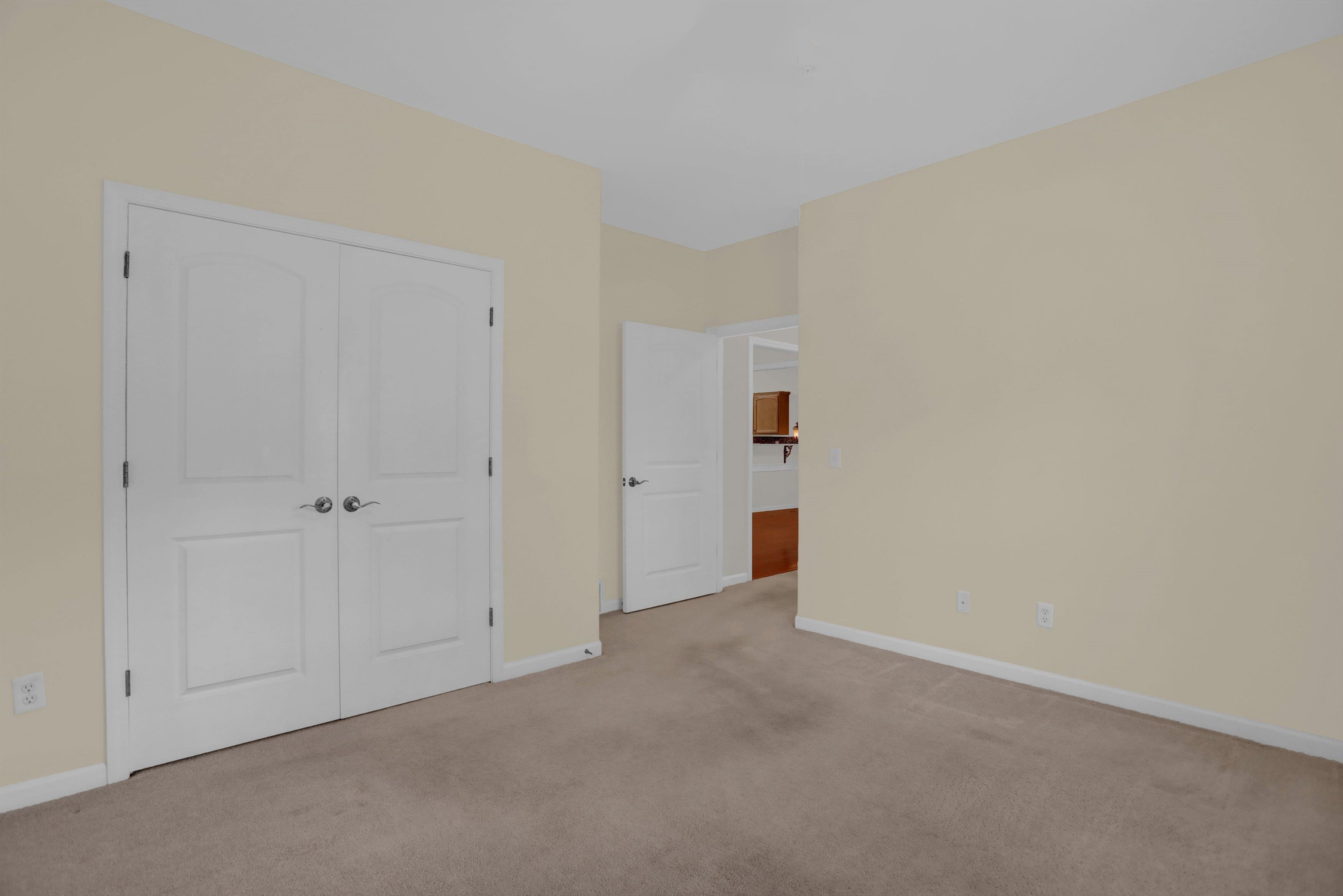 34 Peyton Ridge Drive, Unit 21 Collierville, TN 38017 - Photo 21 of 37 Neutral-toned room featuring carpet flooring, painted walls, white baseboards, and two paneled interior doors