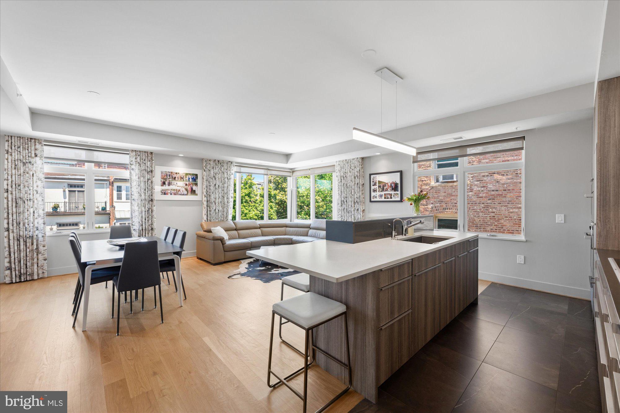 2225 California Street Northwest, Unit 402 Washington, DC 20008 - Photo 30 of 31 Abundant natural light and open-concept floor plan