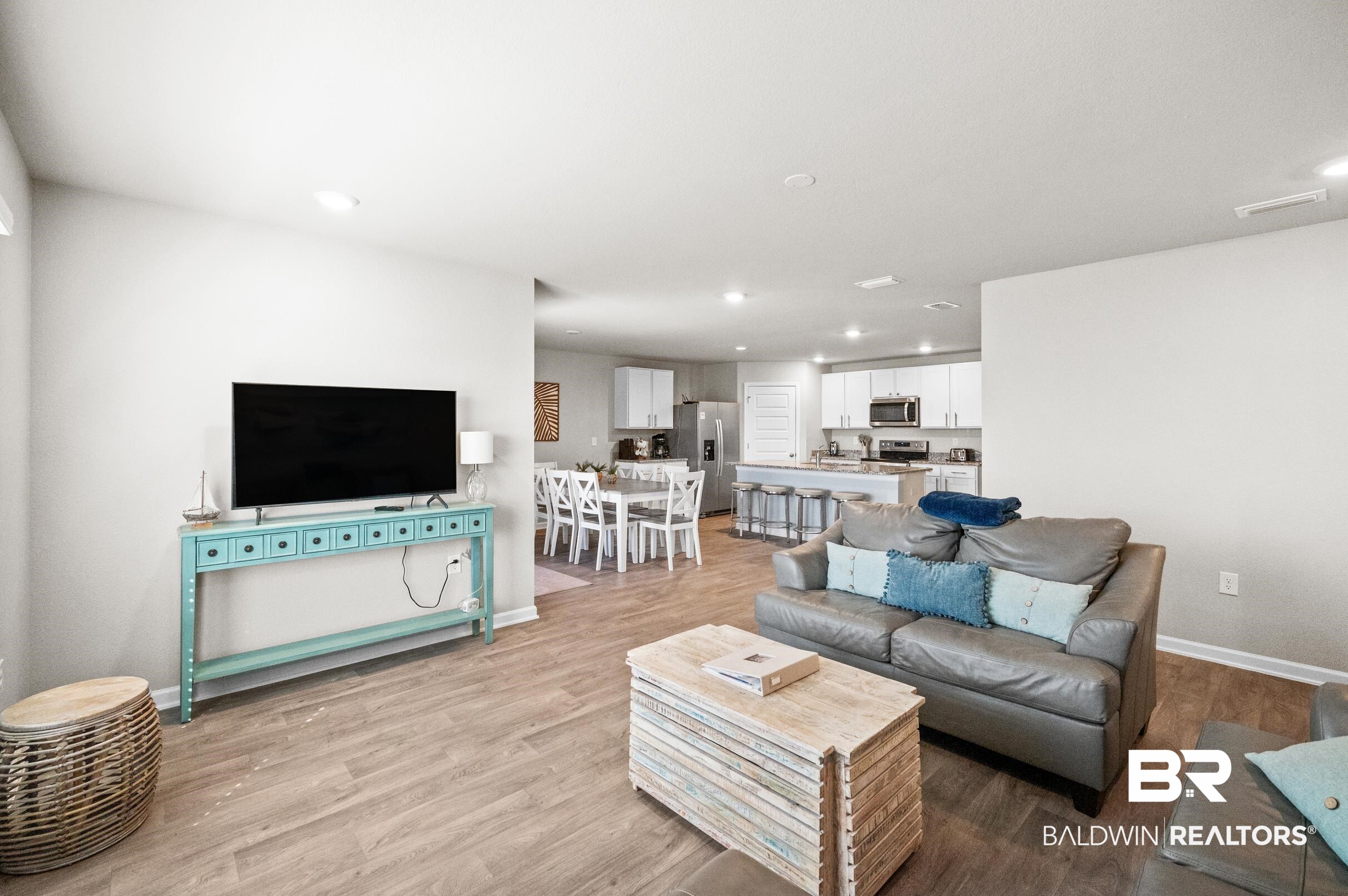 7425 Coppin Drive Foley, AL 36535 - Photo 12 of 41 Living room with light hardwood / wood-style floors