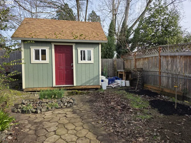 a view of storage and utility room