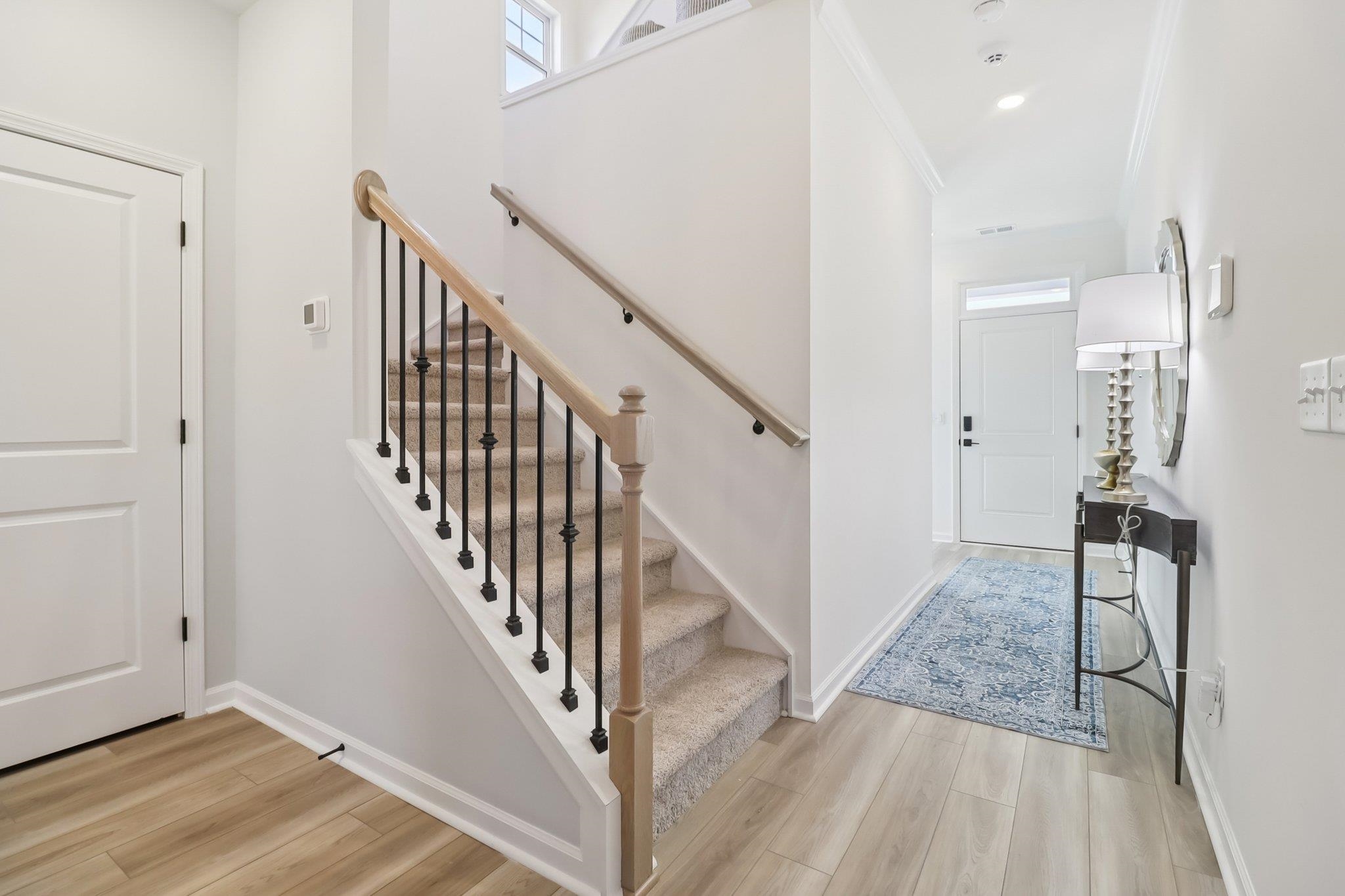 704 Bramble Way Conway, SC 29527 - Photo 10 of 17 Bathroom featuring a shower stall, a garden tub, and light wood-style floors