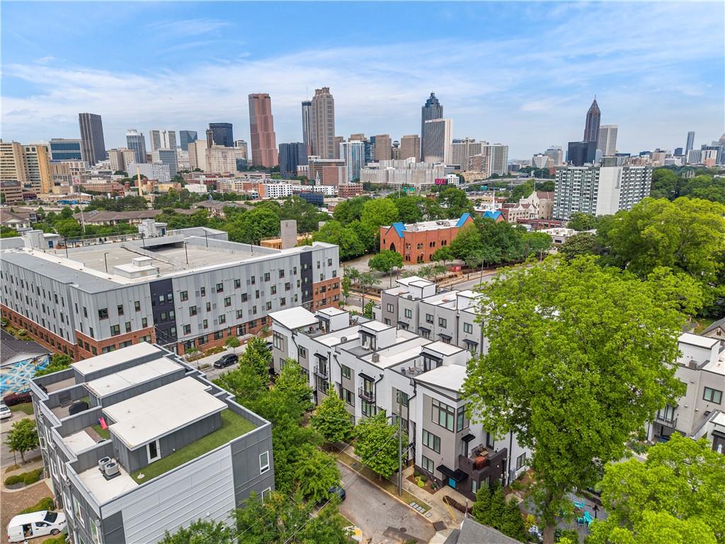 415 Gartrell Street Southeast, Unit 16 Atlanta, GA 30312 - Photo 6 of 29 a view of a city with tall buildings