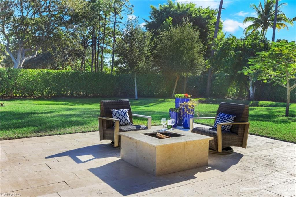 600 Gordonia Road Naples, FL 34108 - Photo 30 of 35 Outdoor fire pit.