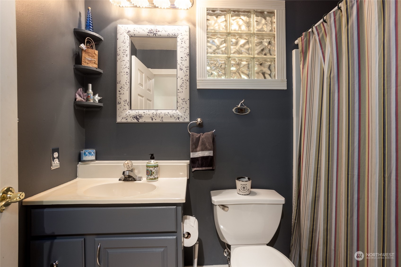 23627 Hoogdal Road Sedro-Woolley, WA 98284 - Photo 18 of 39 a bathroom with a sink mirror and toilet