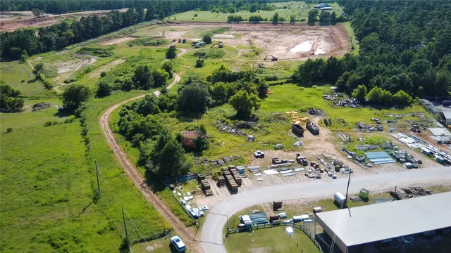 a view of a garden with a building