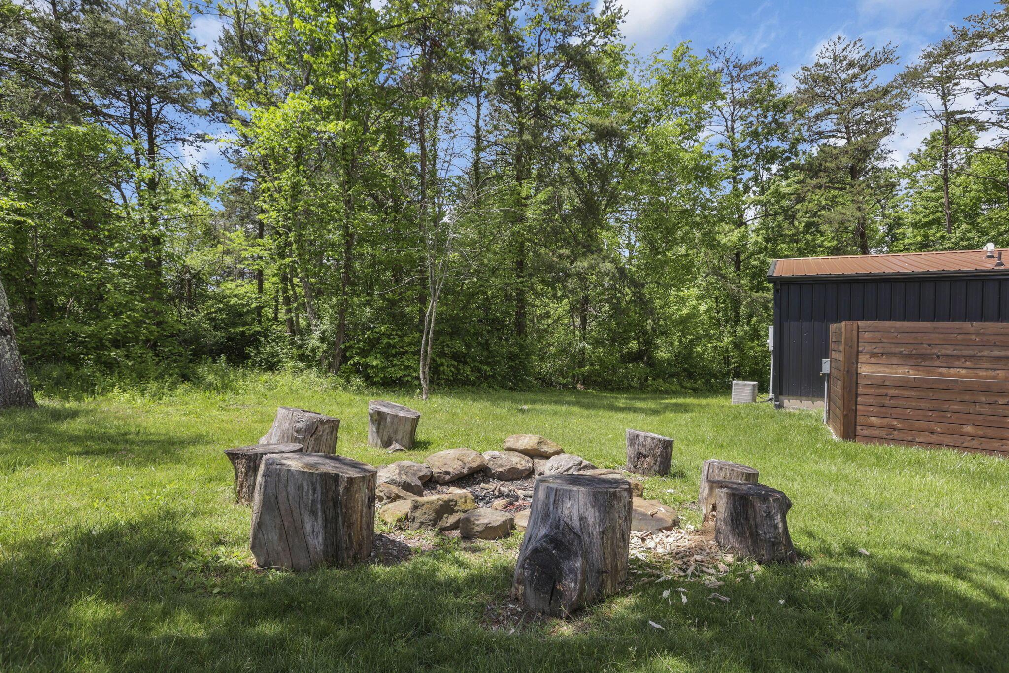 18682 Griffith Road Logan, OH 43138 - Photo 11 of 44 rear side yard and firepit area