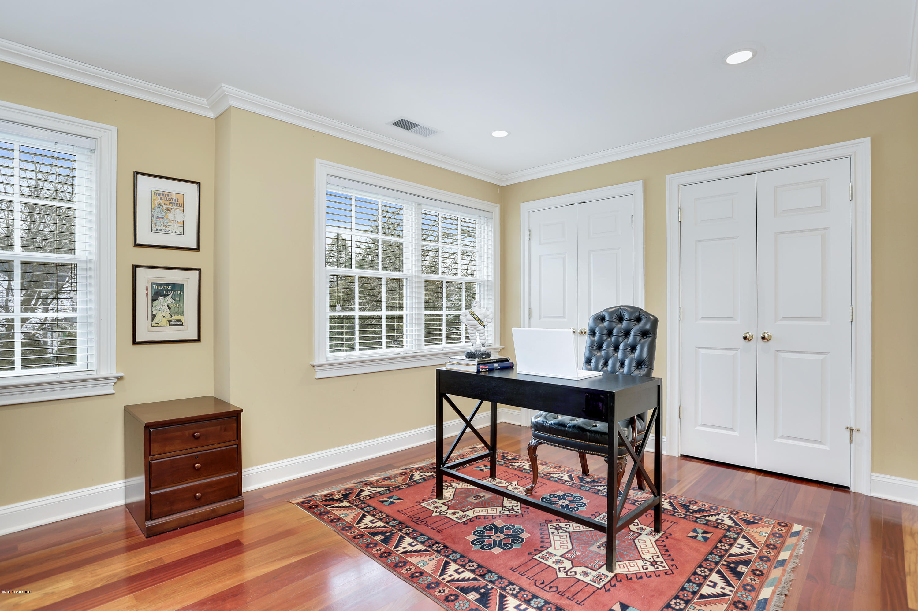 99 Lockwood Road Riverside, CT 06878 - Photo 19 of 21 a workspace with furniture window and wooden floor