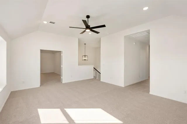 a view of an empty room