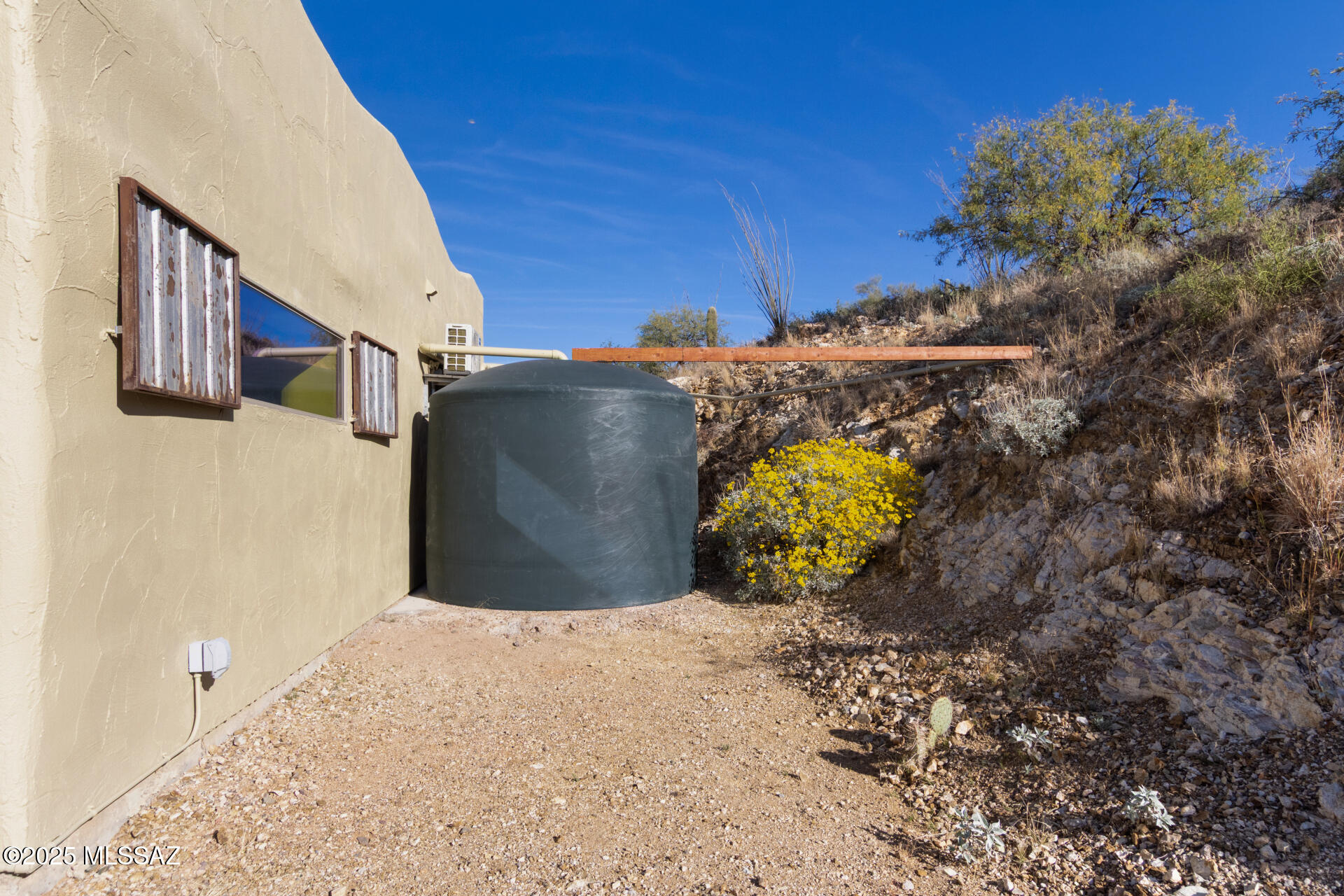 8491 South Pistol Hill Road Vail, AZ 85641 - Photo 36 of 50 3000 gallon Water havesting holding tank