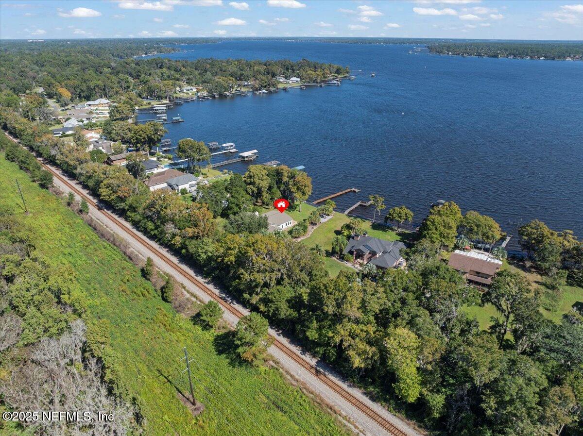 4447 Cedar Road Orange Park, FL 32065 - Photo 88 of 100 a view of a lake from a balcony