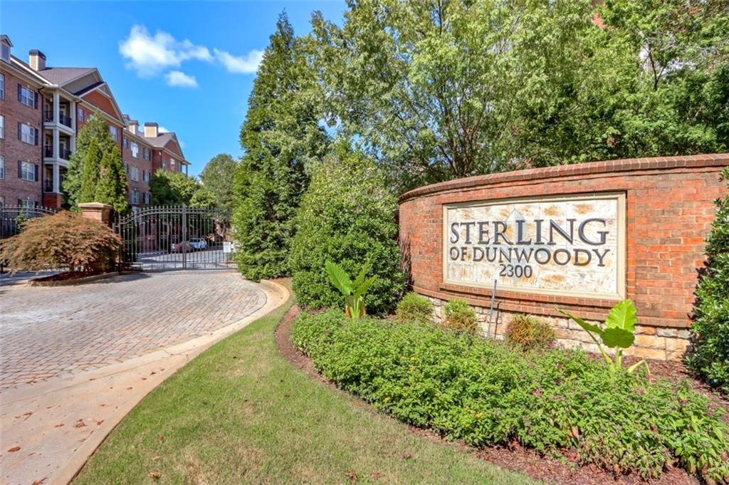 Beautiful landscaped and welcoming entrance. 