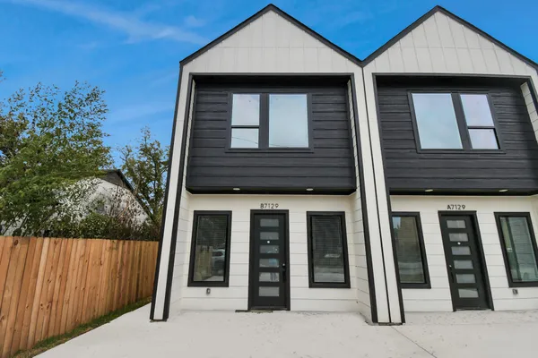 a view of wooden house