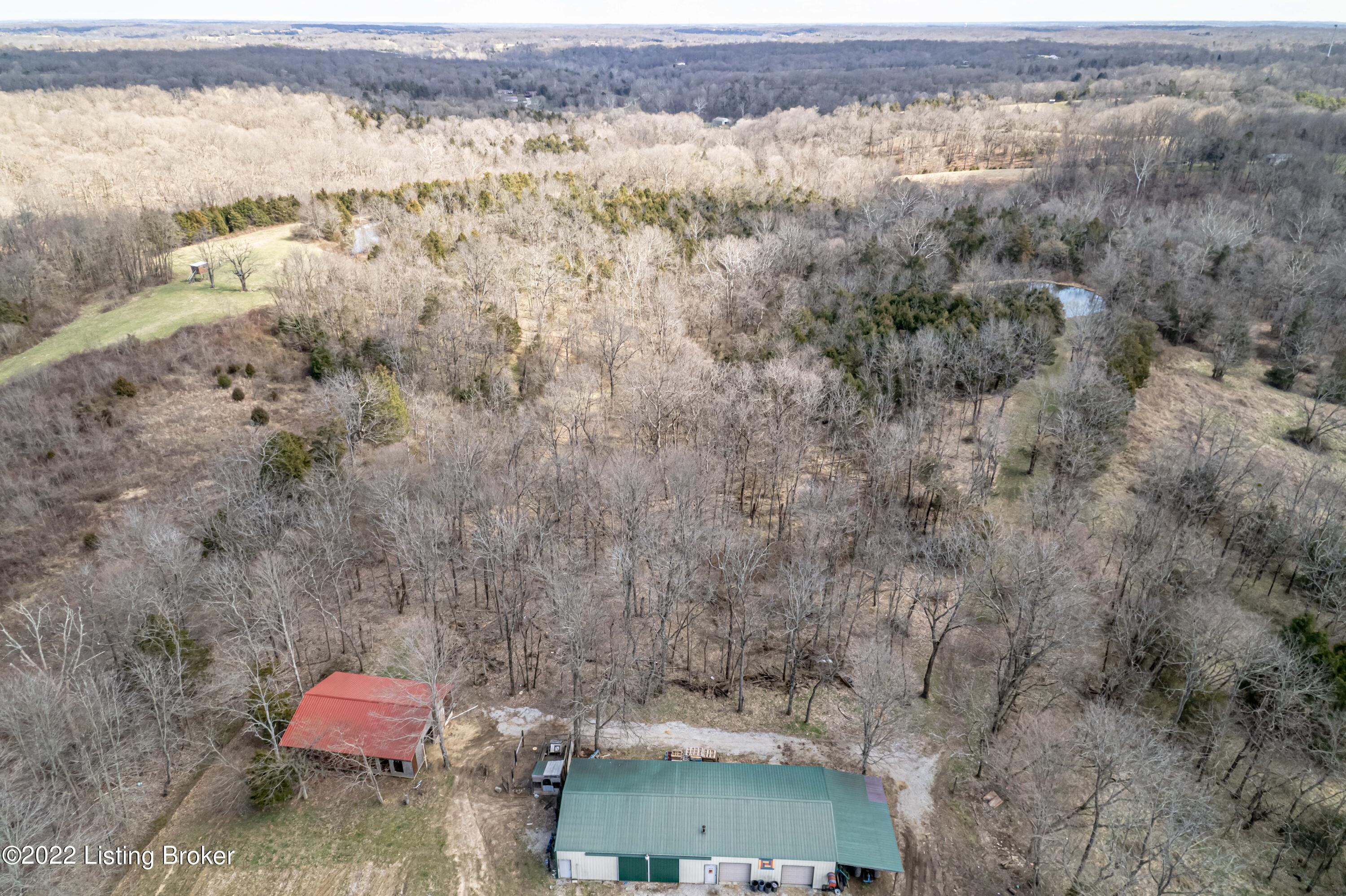 9490 Waddy Road Waddy, KY 40076 - Photo 8 of 36 Aerial Back Yard